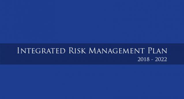Integrated Risk Management Plan cover.